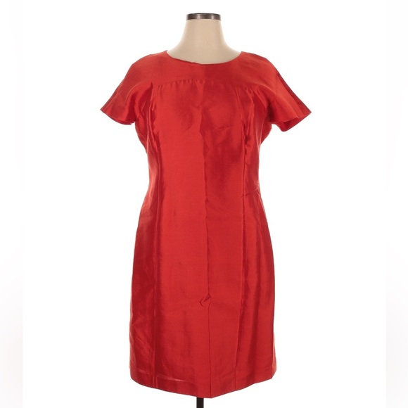 Armani Collezioni Silk Cotton Shift Dress - Picture 1 of 5